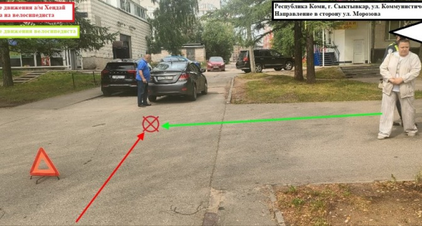 В столице Коми водитель с 19 нарушениями ПДД сбил ребенка на велосипеде