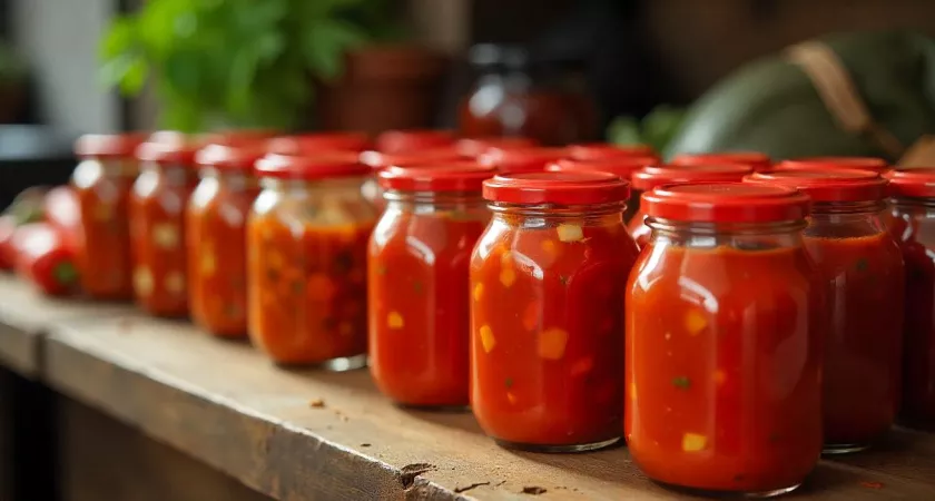 Фото к статье: Овощное лечо за 5 минут — шикарная закуска даже на праздник: вот куда девать кабачки — и 20 банок на зиму будет мало