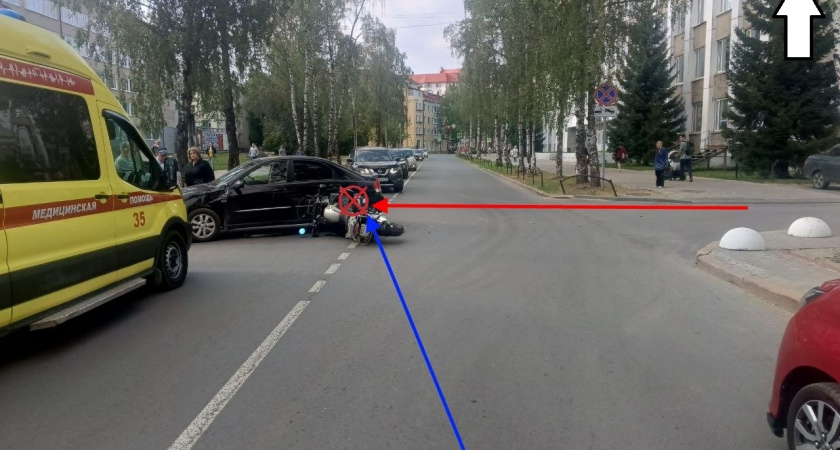 За сутки в Коми пострадало 3 байкера