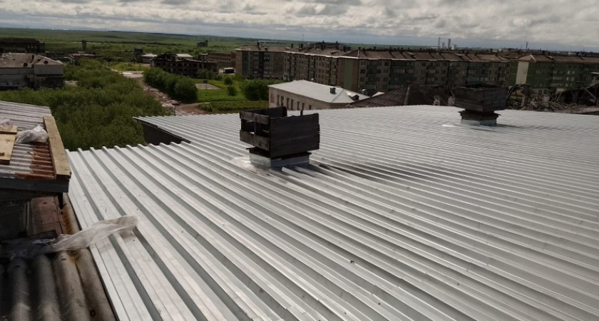 В Доме культуры в Коми выполнен частичный ремонт кровли