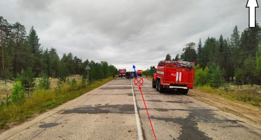 В Коми опрокинулся "УАЗ", в результате чего пострадали 8 человек 