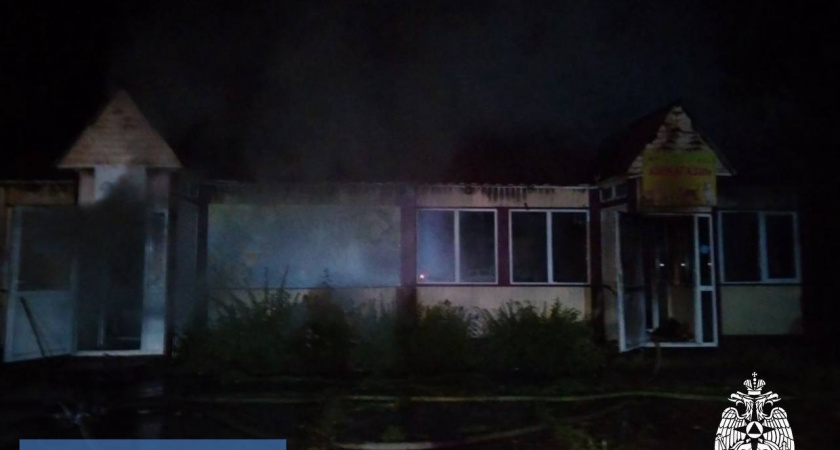 В Коми сгорели магазин и дачный дом