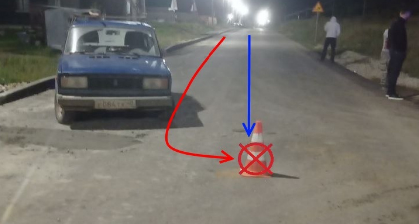 В Коми подросток без прав на мотоцикле столкнулся с "ВАЗом" при обгоне