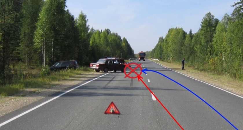 Недалеко от Ухты столкнулись “ВАЗ” и “Киа”