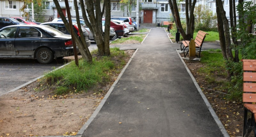 В Коми благоустроили несколько дворов в рамках федеральной программы