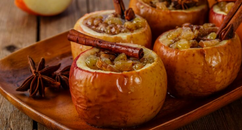 Пять минут — и готово: так быстро печеные яблоки с корицей вы еще не готовили