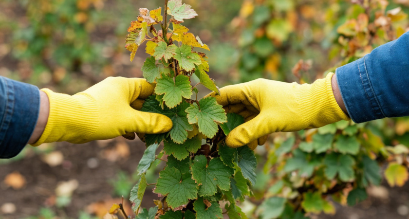 Обработка кустов смородины осенью от вредителей и болезней