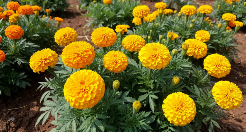 Спасут ваш сад и огород: в сентябре всегда сажаю бархатцы. Получаю сразу 2 в 1 - и удобрение, и защиту от вредителей