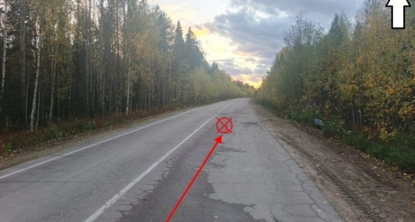 В Коми мопед вспыхнул на трассе: водитель госпитализирован с ожогами