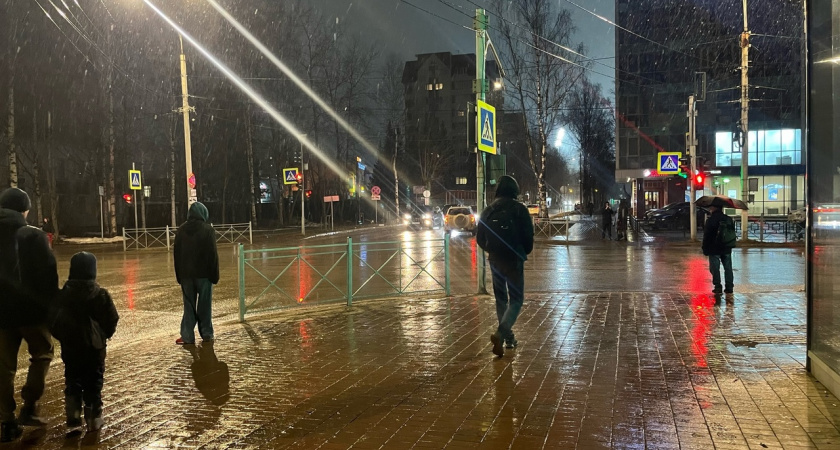 27 сентября в Коми ожидаются дожди, мокрый снег и резкое похолодание