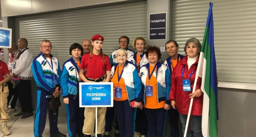 В Тюмень на Всероссийскую Спартакиаду для пенсионеров отправилась команда из Коми
