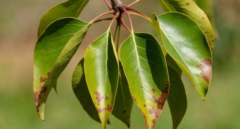 Пятна долой. Почему появляется ржавчина на груше и как с ней бороться