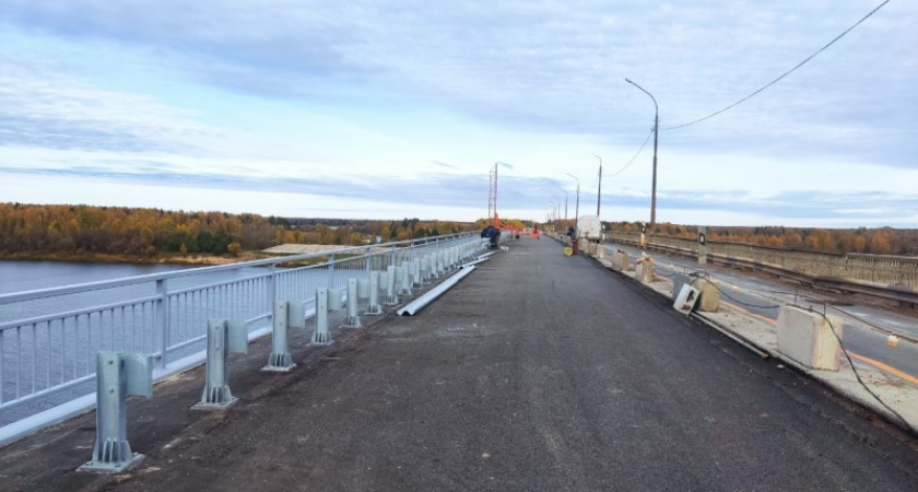 Реконструкция ключевого моста в Коми вышла на финишную прямую
