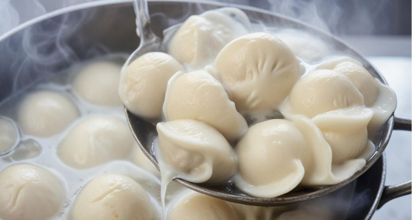 Секрет идеальных пельменей: почему нельзя бросать замороженные пельмени в кипяток