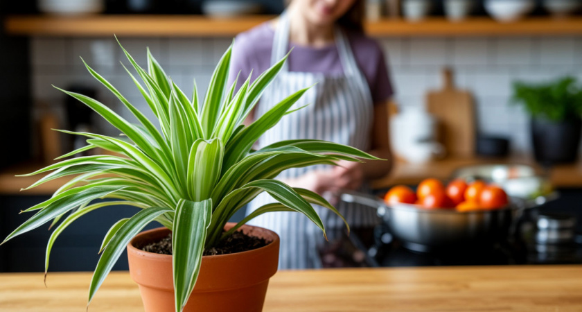 Этот цветок — настоящий пылесос для яда с вашей кухни. Поставьте его рядом с газовой плитой и дышите спокойно