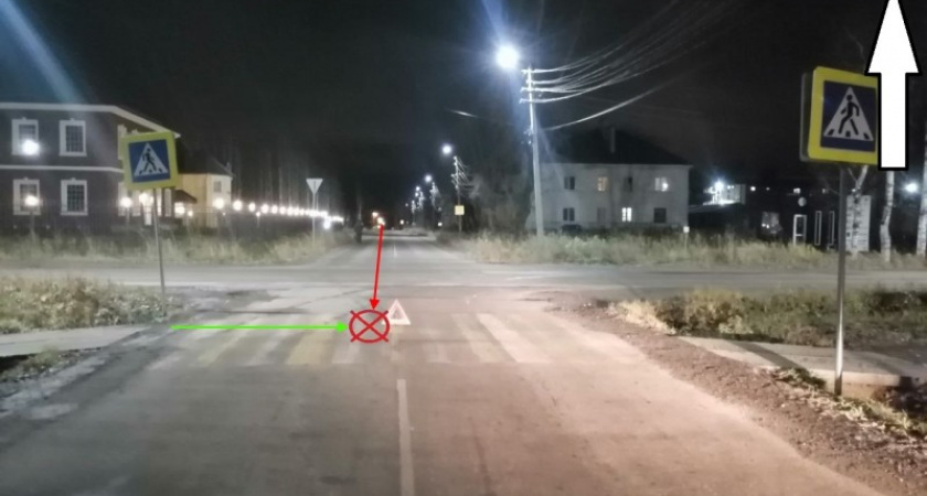 В Коми водитель сбил женщину и скрылся