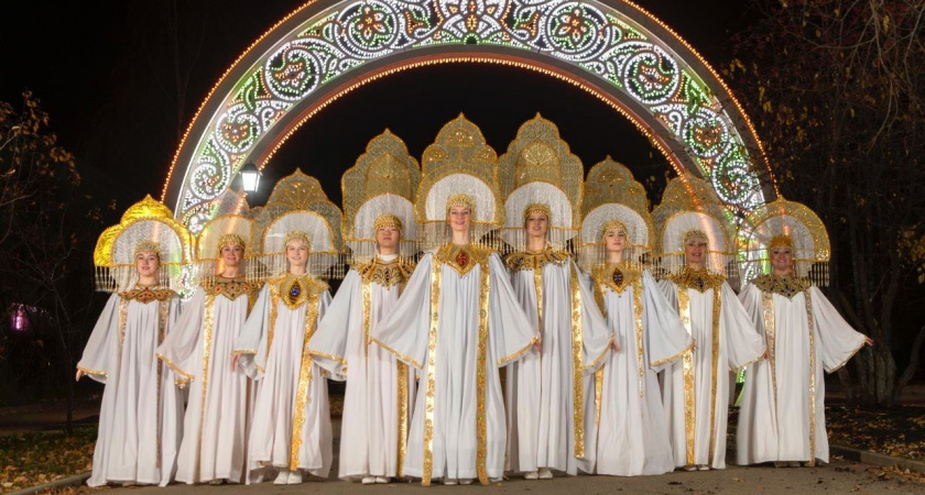 Яблони в цвету