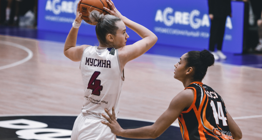 В Коми “Ника” проиграла баскетбольный матч екатеринбуржскому “УГМК”