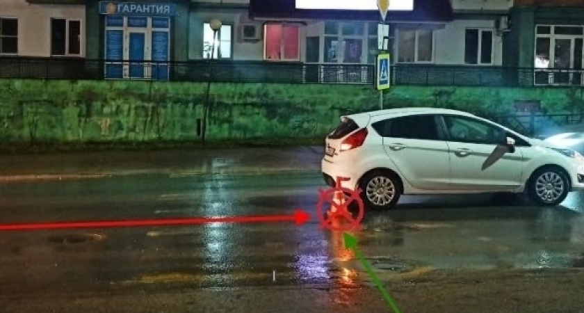 В столице Коми пожилой человек попал под колеса “Форда” на нерегулируемом переходе