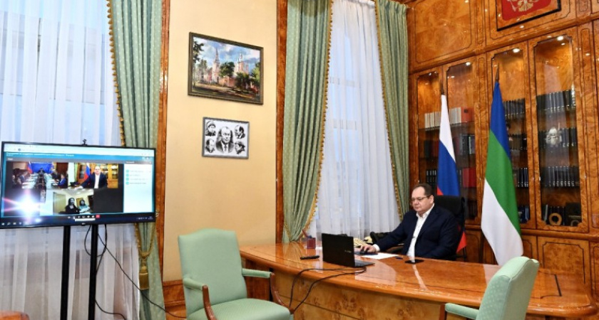 Глава Коми Ростислав Гольдштейн и министр по развитию Дальнего Востока и Арктики Алексей Чекунков обсудили создание химического комплекса