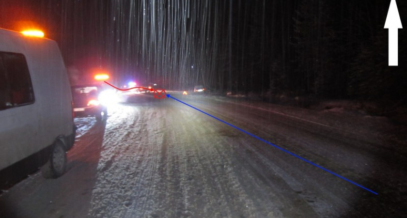 В Ухте Daewoo Matiz выехал на встречную полосу и столкнулся с Volkswagen