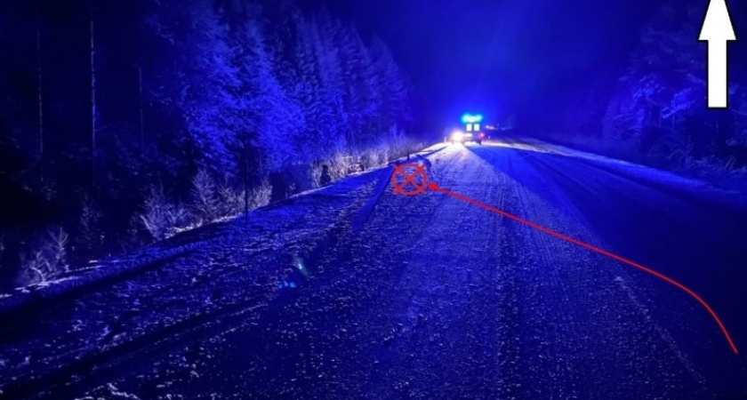 В Коми молодой водитель грузовика попал в аварию