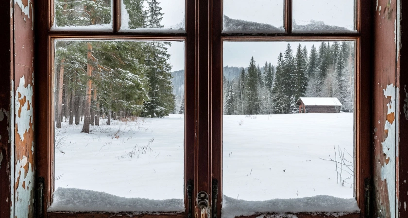 Из окон не дует даже в метель: простая вещь на подоконнике блокирует сквозняки и источает ароматы леса