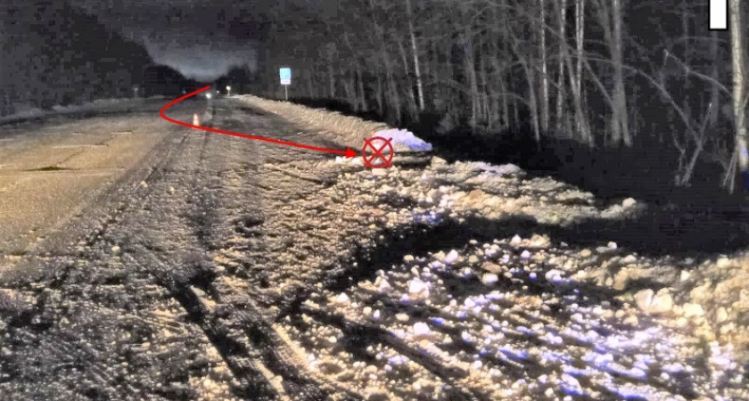 В Коми автомобиль Chevrolet Klan съехал в кювет