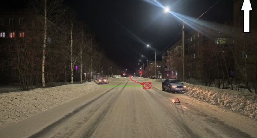 В Коми женщина-водитель отправила в больницу пешехода