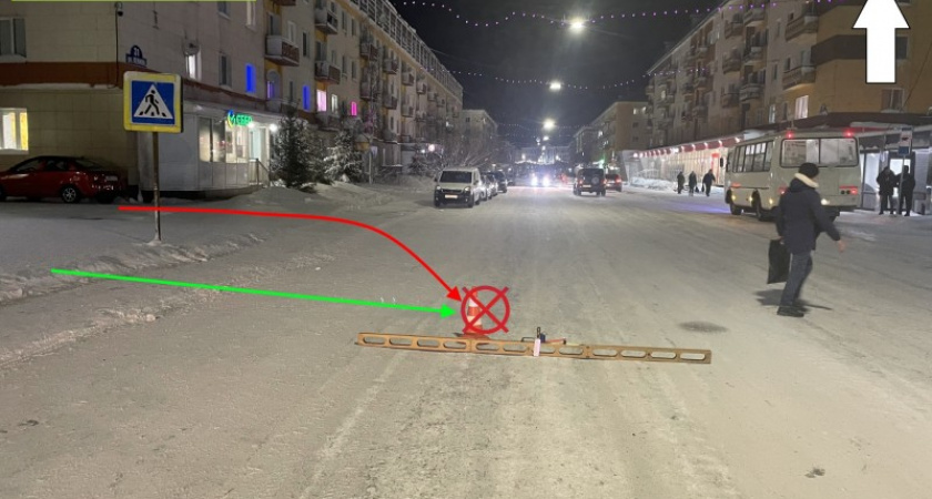 В Коми водитель "Урала" сбил мужчину на "зебре"