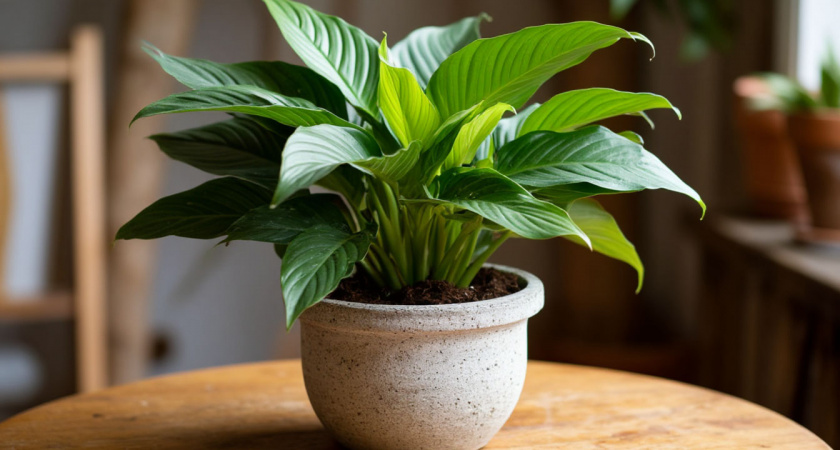 2 ампулы прямо в горшок – и спатифиллум прекраснее невесты: бутонов как звезд на небе, листва не желтеет
