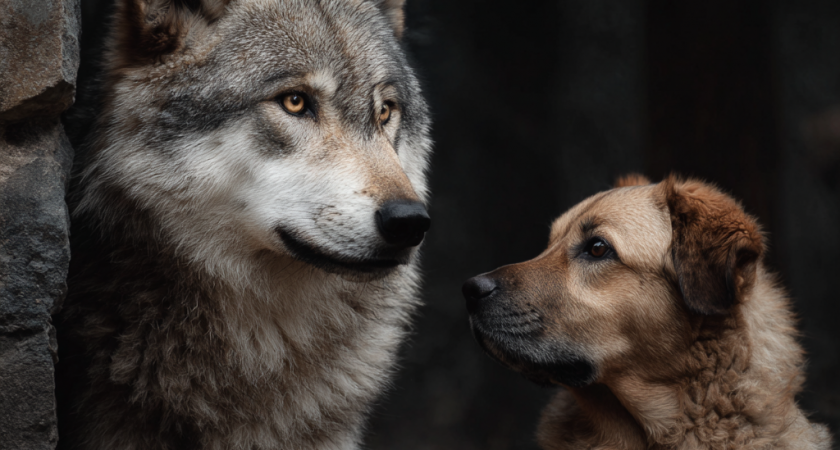 Почему волк не нападает на равного, а собака лезет в любую драку - причина проста