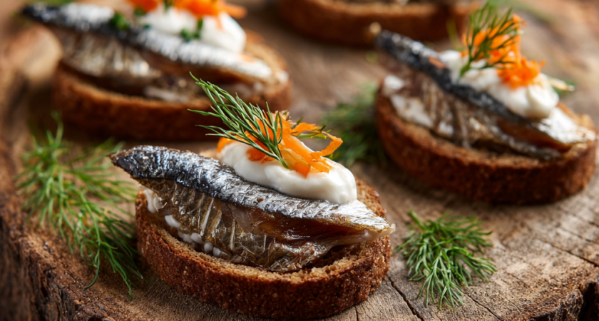 Простенькие закуски из селедки, которые вас точно удивят сочетанием продуктов и вкусом (4 варианта)