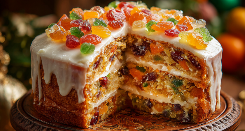 Британский новогодний пирог с цукатами - по мотивам тортов королевской семьи