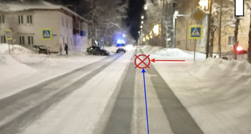 В Коми "Лада" и Volkswagen столкнулись на перекрестке