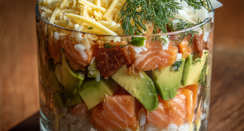 Огненный салат "Императрица" на Новый год — обязательно во главе стола: свежий, легкий, диетический, а главное — никакого майонеза