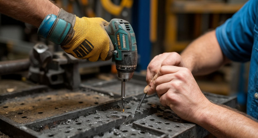 Как просверлить толстый металл обычным шуруповёртом: нехитрый трюк без затрат и помощи мастера