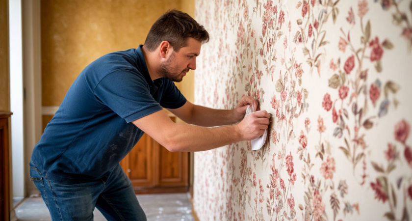 Бумажные обои уже не в почете: теперь мастера выбирают этот долговечный материал - клеится быстро и выглядит дорого