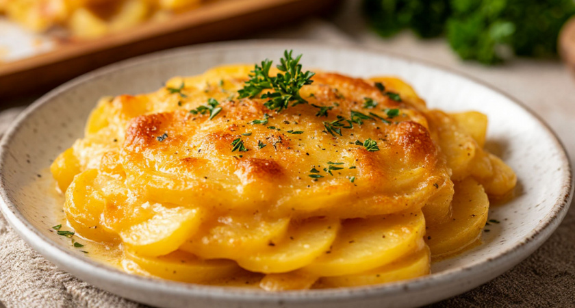 Никаких больше пюре и мундиров: готовлю нежнейший картофельный гратен, который достоин места на праздничном столе