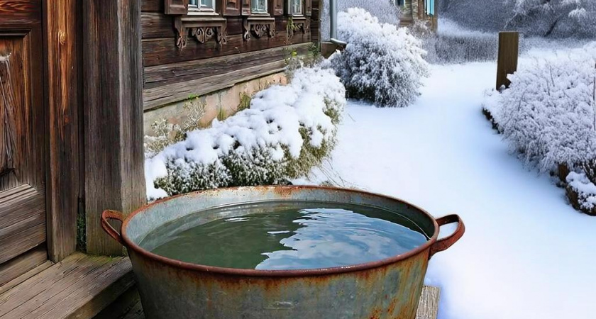 Почему в деревнях всегда ставят ведро с водой у порога: узнал и теперь сам стал так делать