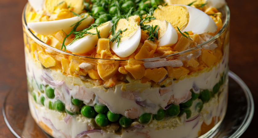 Новогодний хит 2026: обалденный салат «Чайка» из СССР — вкуснее, чем «Оливье» и «Сельдь под шубой»