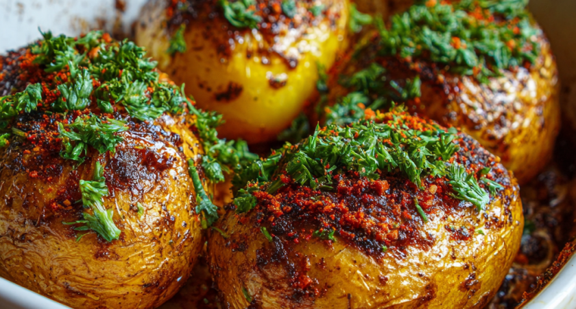 Хрустящий картофель-смэш с чесноком: готовлю в духовке со сливочным маслом — круче фри и "по-деревенски"