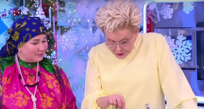 Елена Малышева попробовала традиционное коми блюдо