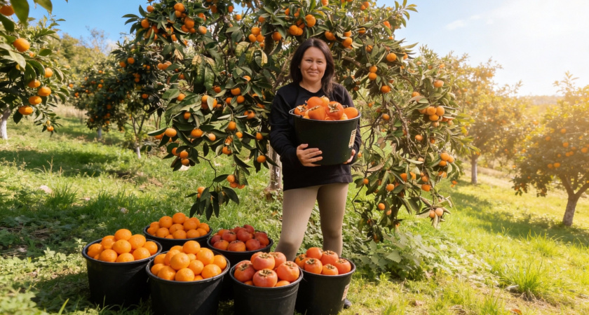 Заработала на сборе хурмы и мандаринов: удалось ли хоть что-то заработать – вся правда россиянки