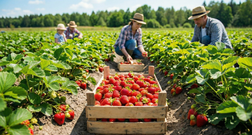 Финское клубничное «рабство»: как я отважилась поехать на сбор клубники в Европу - смотрим, сколько удалось заработать