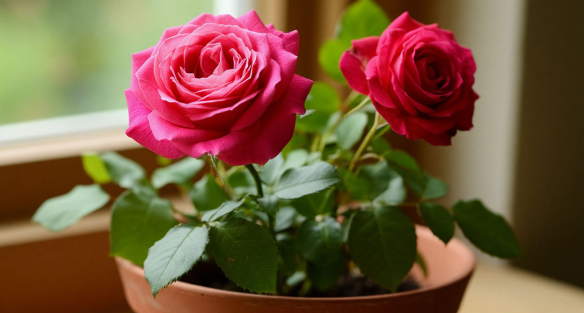 Розы в горшках капризничают и вянут: 11 приёмов, которые превращают их в пышный цветущий шар