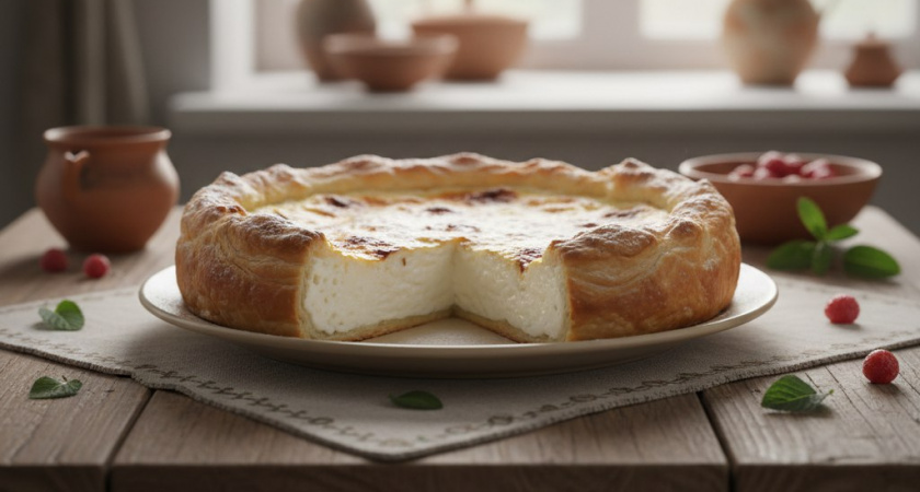 Творожник со слоеным тестом: для завтраков и уютного семейного чаепития — справится даже ребенок