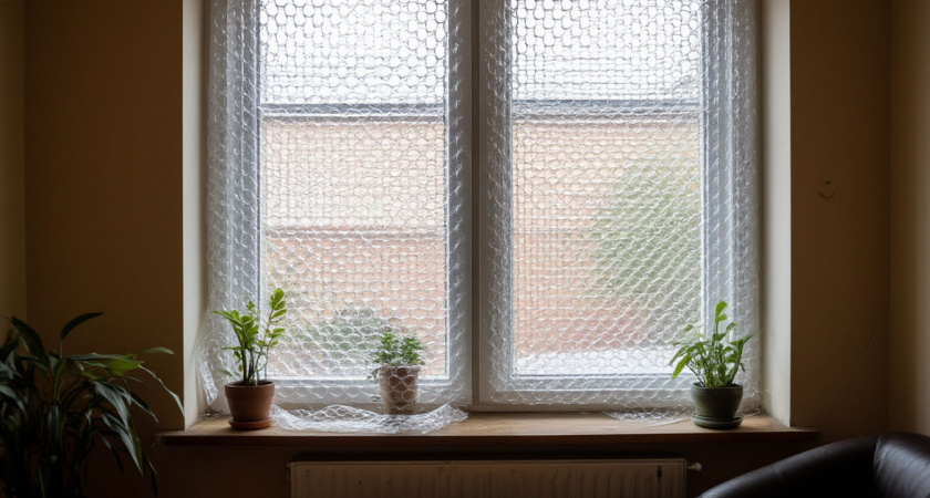 Опытный мастер рассказал, зачем клеить пузырьковую плёнку на окна – теперь делаю так же и всем советую