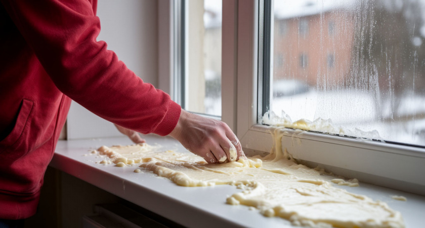 Как самостоятельно удалить засохшую монтажную пену без затрат: решение без использования скребка