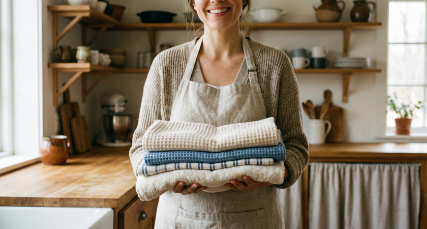 Почему у китайцев кухонные полотенца и тряпки всегда настолько чистые, что от новых не отличить. Простая хитрость